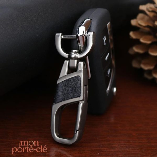 Porte-clé stylé en cuir pour homme