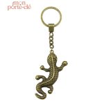 Porte-clé animalier, charmant gecko pour vos clés