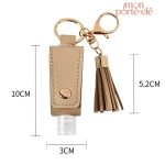 Porte-clé pratique pour gel désinfectant portable