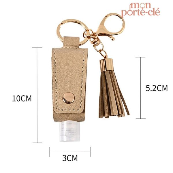 Porte-clé pratique pour gel désinfectant portable