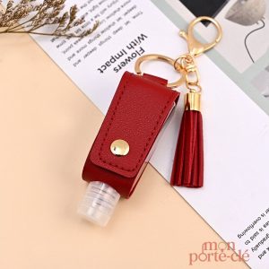 Porte-clé élégant pour gel hydroalcoolique