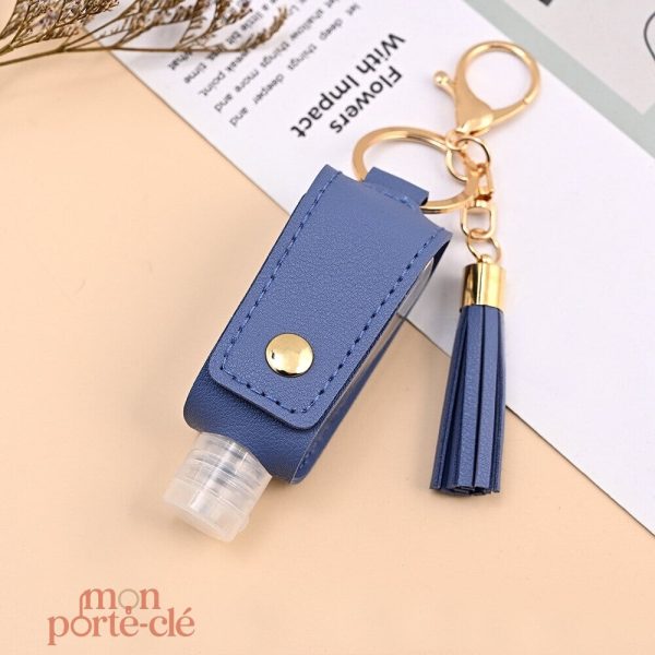 Porte-clé en cuir pour protection hygiénique