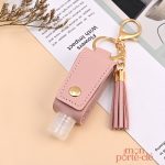 Porte-clé design pour gel hydroalcoolique