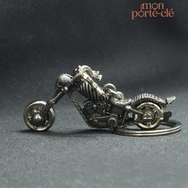 Porte-Clé moto avec motif Ghost Rider
