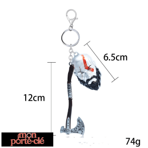 Porte-clé original God of War, parfait pour les amateurs de gaming