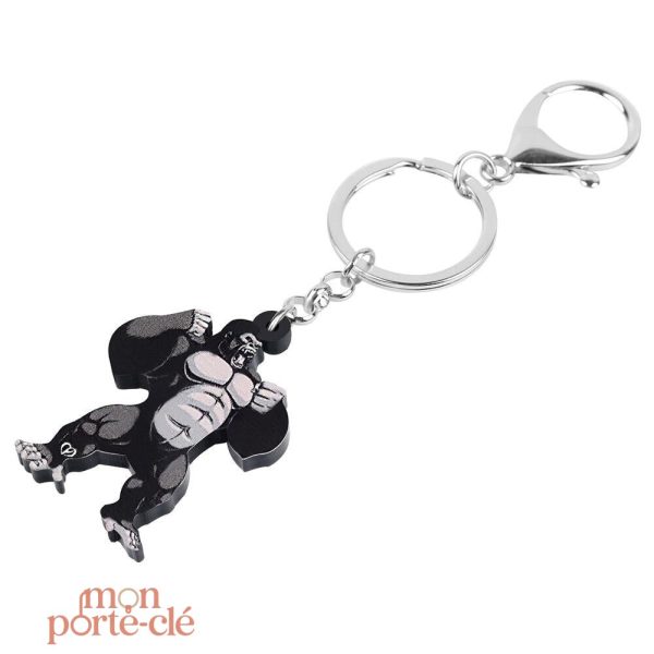 Porte-clé singe créatif, idéal pour les amateurs d'animaux