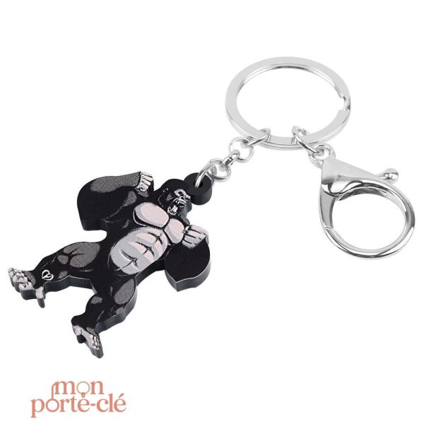 Accessoire porte-clé singe, ajout fun à vos clés
