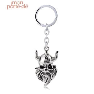 Porte-clé original crânes gothiques