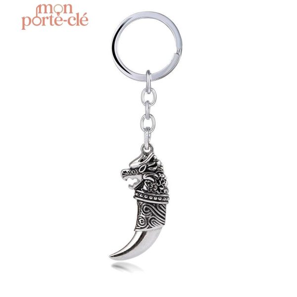 Porte-clé crâne gothique pour collection