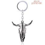 Porte-clé avec motif crâne original