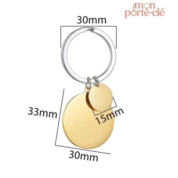 Gravure personnalisée sur porte-clé photo