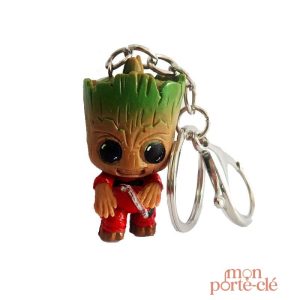 Porte-clé Mini Groot original en forme de personnage