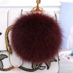 Pompon moelleux pour porte-clés