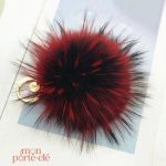 Porte-Clé Pompon en Fourrure