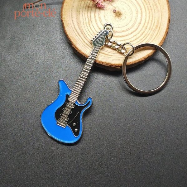Porte-clé dédié aux fans de musique et de guitare