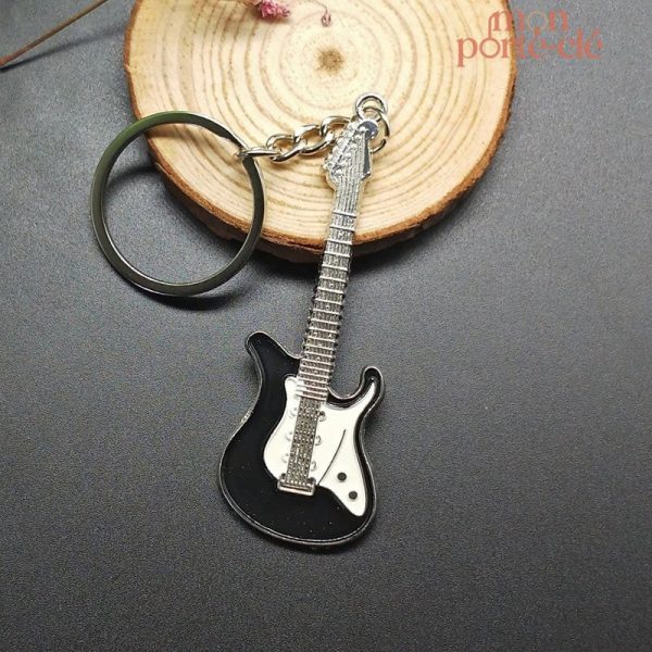 Accessoire porte-clé guitare pour les amoureux de la musique