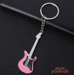 Porte-clé créatif en forme de guitare pour collectionneurs