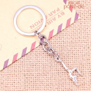 Accessoire porte-clé sportif sur le thème de la gymnastique