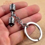 Porte-clé haltère, accessoire tendance pour clés