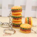 Accessoire de porte-clé sur le thème de la nourriture
