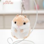 Porte-clé hamster en peluche douce et mignonne