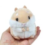 Porte-clé en peluche, hamster câlin et sympathique
