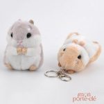 Mini porte-clé hamster pour un style unique et amusant