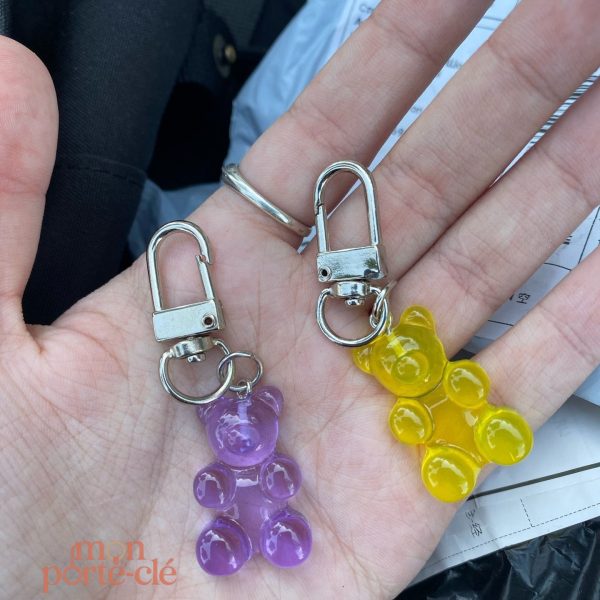 Porte-clé ours Haribo en plastique mignon