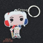 Porte-clé Harley Quinn original, design unique et coloré