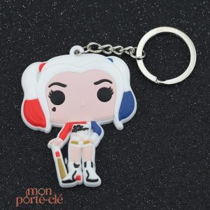 Porte-clé Harley Quinn original, design unique et coloré