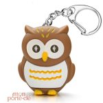 Porte-clé Hibou en métal décoratif