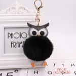 Porte-clé chouette, peluche adorable à accrocher partout