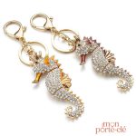 Porte-clé animalier : hippocampe pour un look original