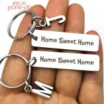 Porte-clé Maison Home Sweet Home en bois décoratif