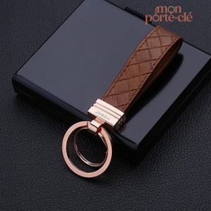 Porte-clé pour homme, accessoire de mode chic