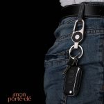 Porte-clé élégant pour homme en déplacement