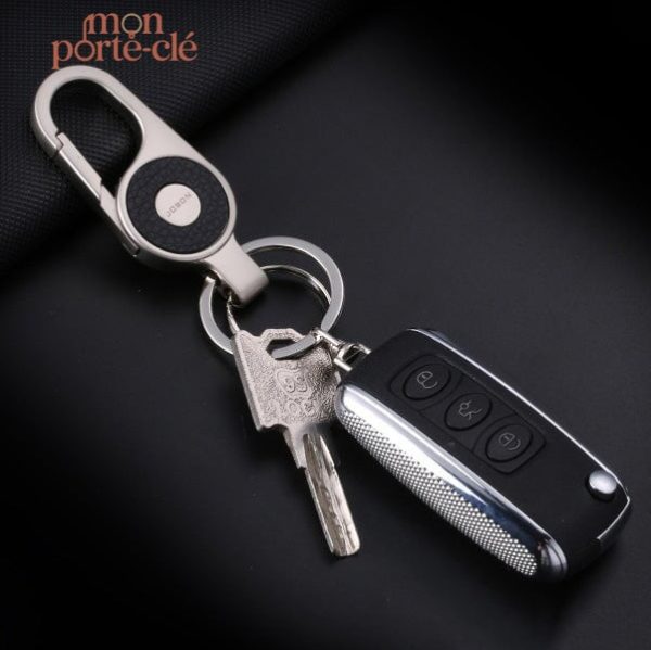 Porte-clé homme avec finition soignée