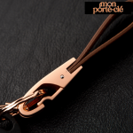 Porte-clé luxe en cuir, un must-have pour homme