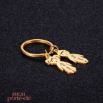 Porte-clé chic pour un look contemporain