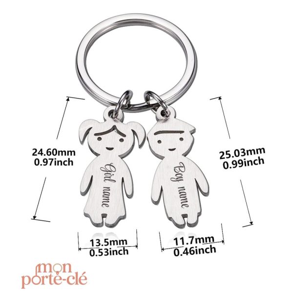 Porte-clé pratique, idéal pour tous les styles