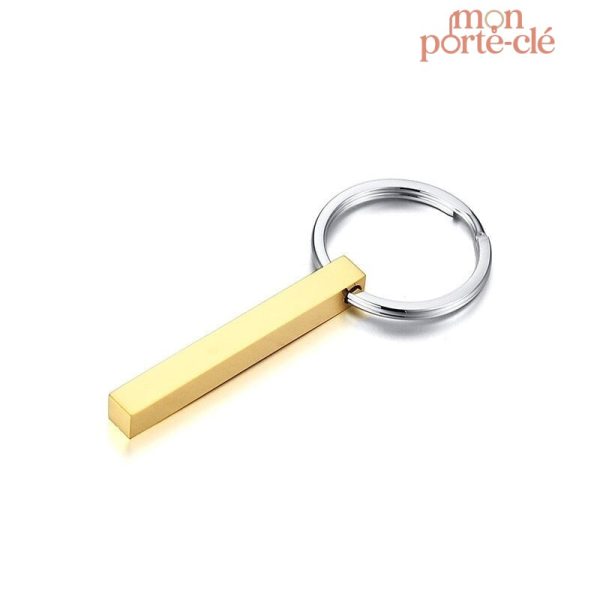 Porte-clé homme avec gravure personnalisée