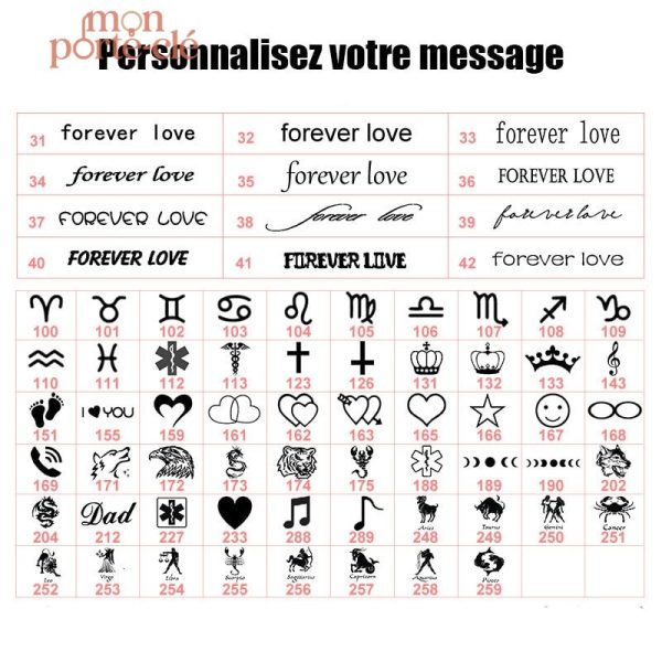 Porte-clé homme en métal avec inscription