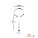 Accessoire gravé pour homme, pratique et stylé