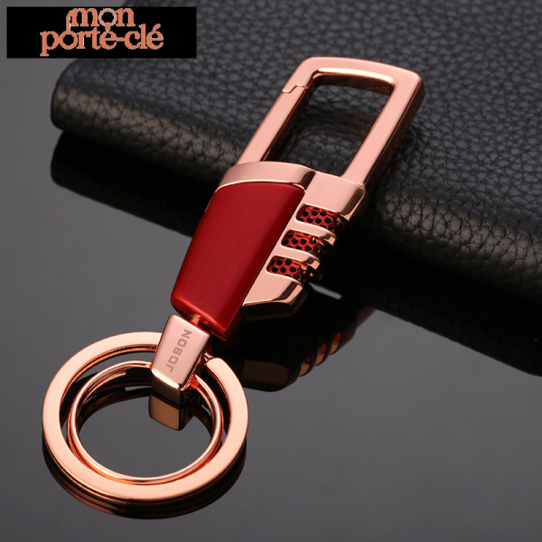 Porte-Clé Homme Luxe en cuir élégant