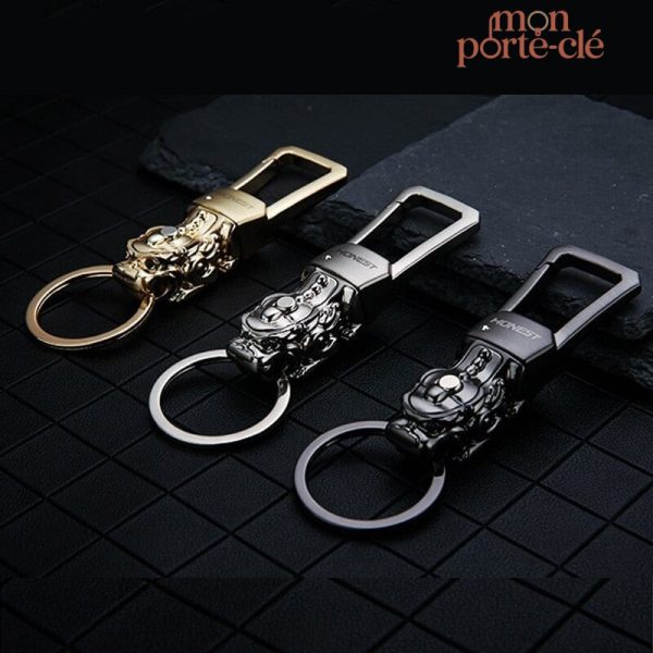 Porte-clé homme avec finition soignée et originale