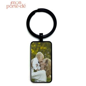 Porte-clé personnalisé avec photo pour homme