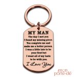 Porte-clé homme, accessoire idéal pour la Saint Valentin