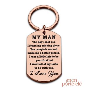 Porte-clé homme, accessoire idéal pour la Saint Valentin
