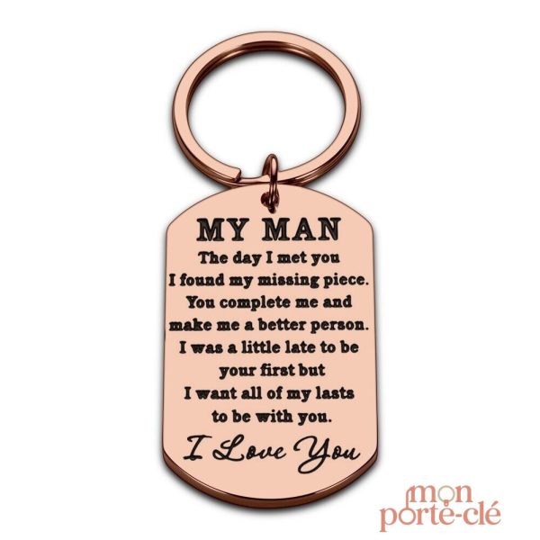 Porte-clé homme, accessoire idéal pour la Saint Valentin