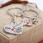 Cadeau romantique : porte-clé I Love You